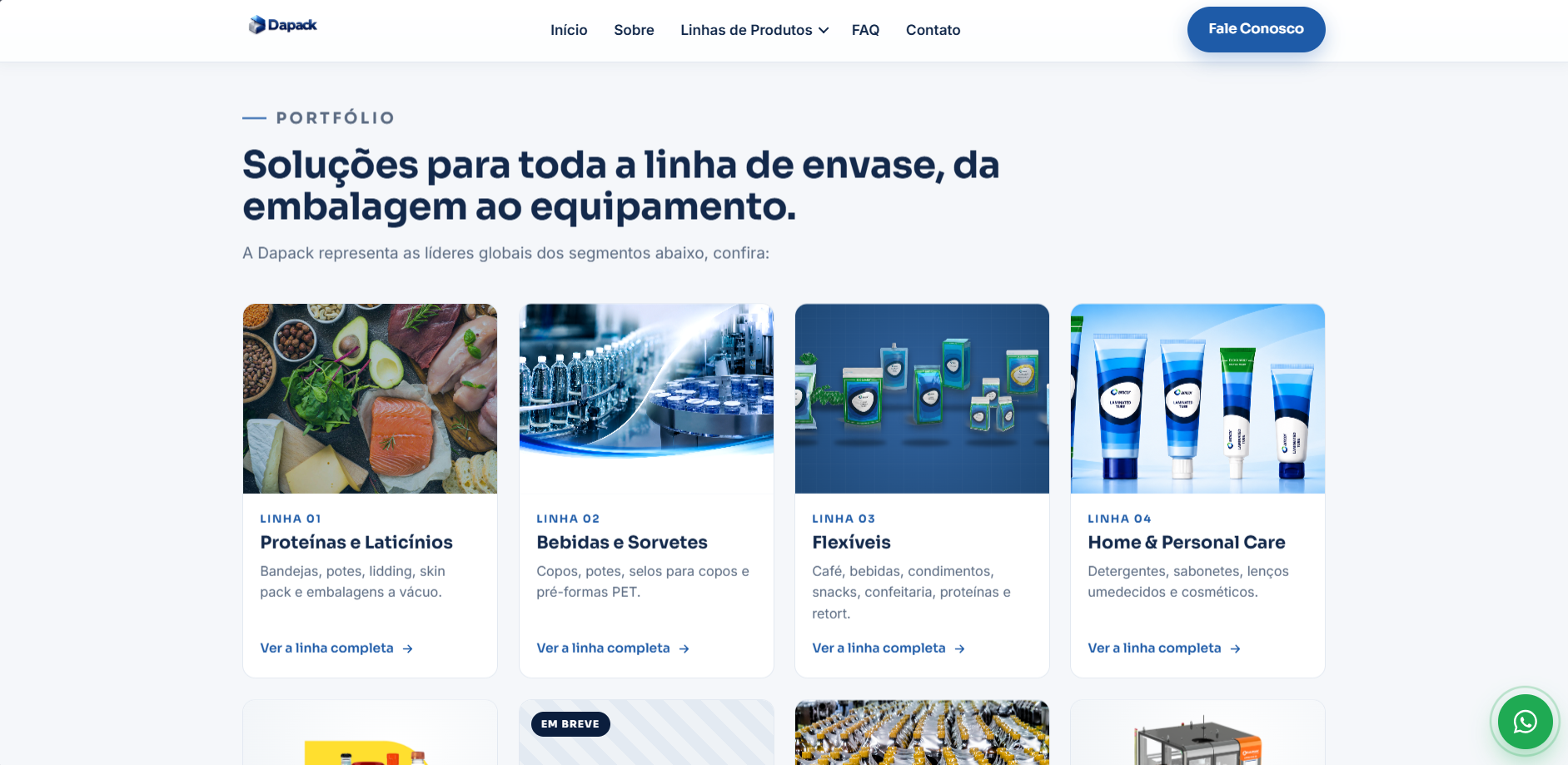 Linhas de produto