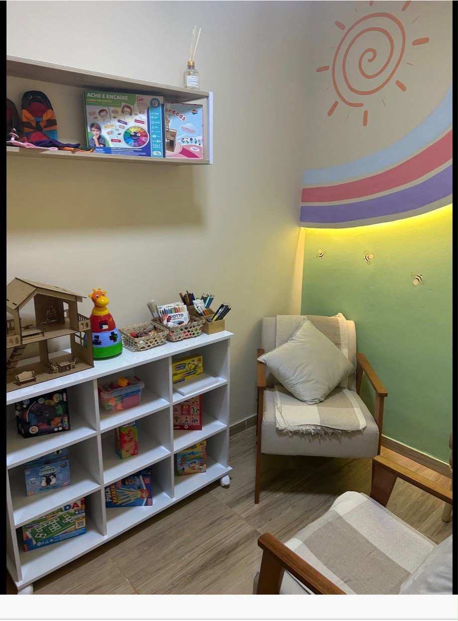 Sala infantil com brinquedos